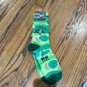 Blue Q Men’s Golf Green Casual Socks